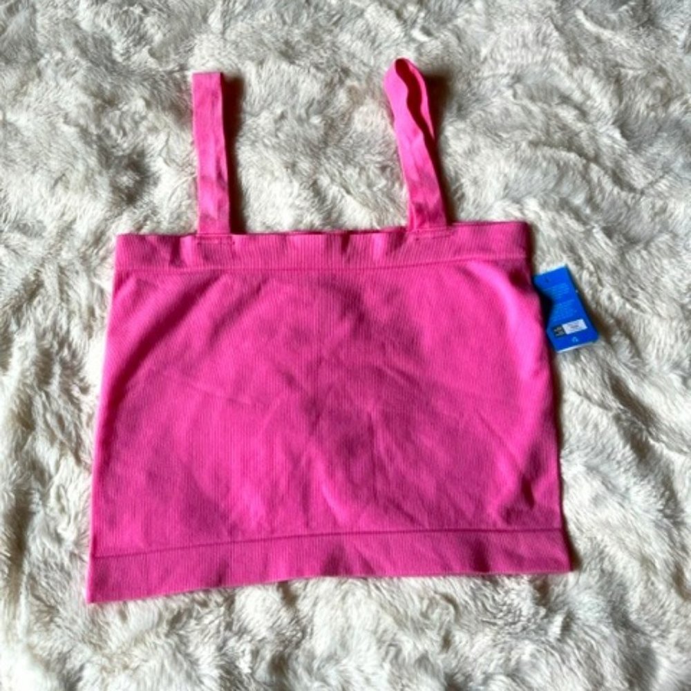 - 2/$25 Ardene Pink Cropped Tank Top Ladies Size S NWT